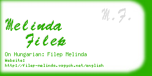 melinda filep business card